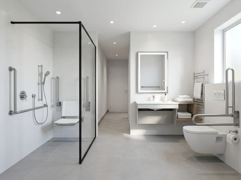 Adaptación de baños y duchas accesibles en A Coruña
